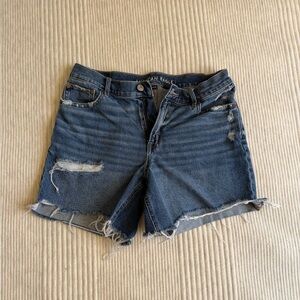 American Eagle Outfitters Distressed Blue Jean Shorts